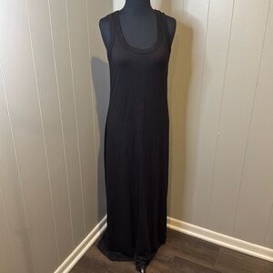 NWT Karen Kane Women’s Small Black Rayon Blend Sleeveless Maxi Dress Stretch